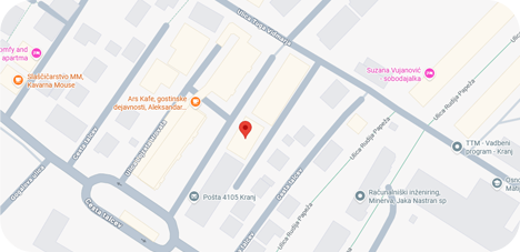 Lokacija obravnav v Kranju, Ulica Lojzeta Hrovata 4a